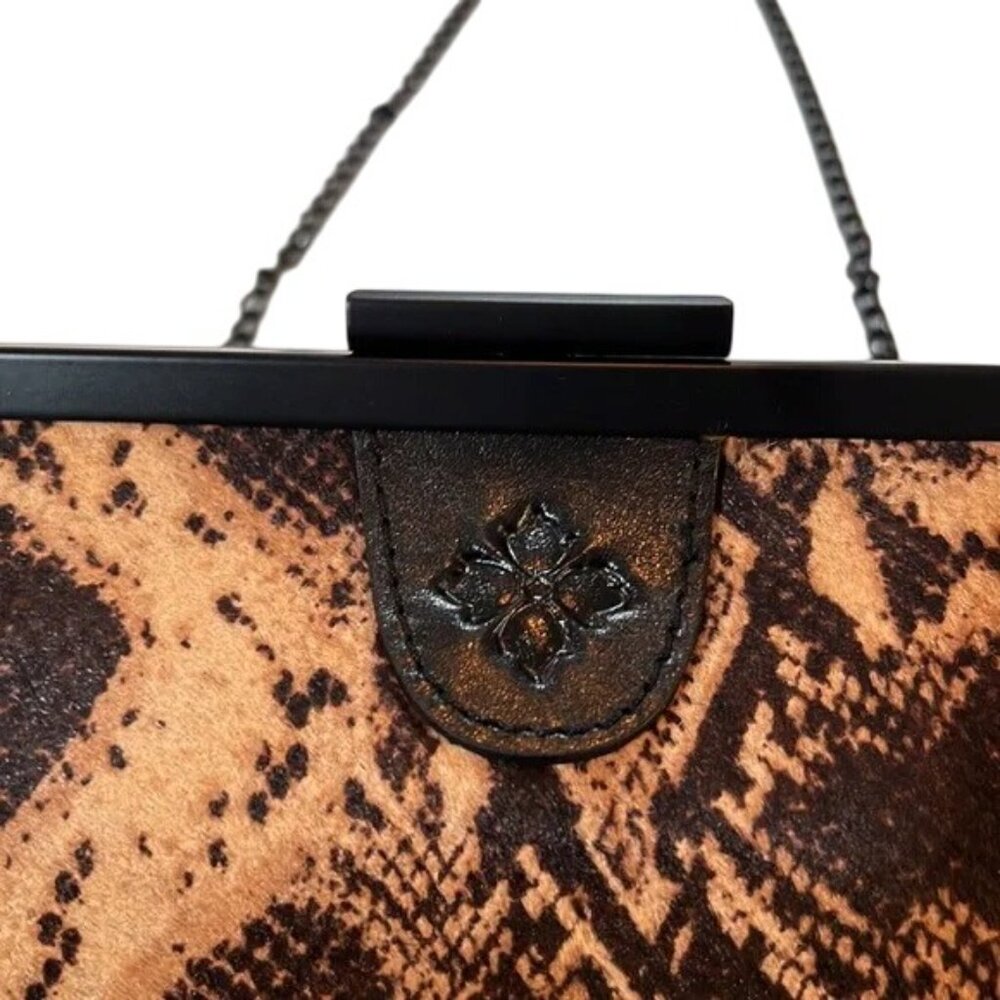 Patricia Nash Athena Python Embossed Calf Hair & … - image 7